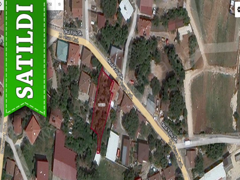 Çatalca Oklalıda Satılık Arsa , 412 M2 Cadde Cephe Merkezde
