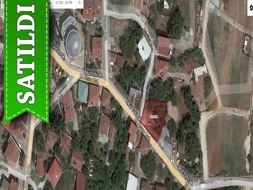 Çatalca Oklalıda Satılık Arsa , 419 M2 Müstakil imarlı 