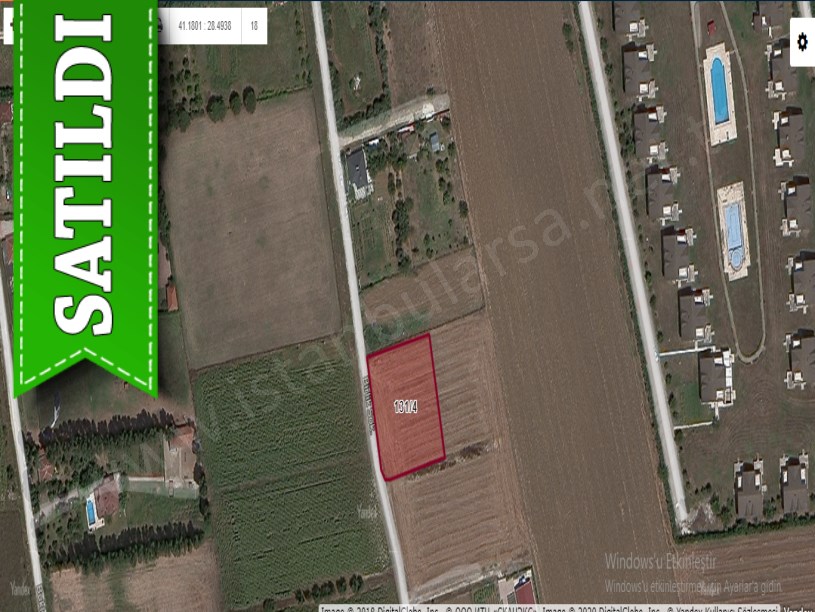 Çatalca İzzettinde Satılık Arsa , 2,040 M2 Müstakil Yola Cephe