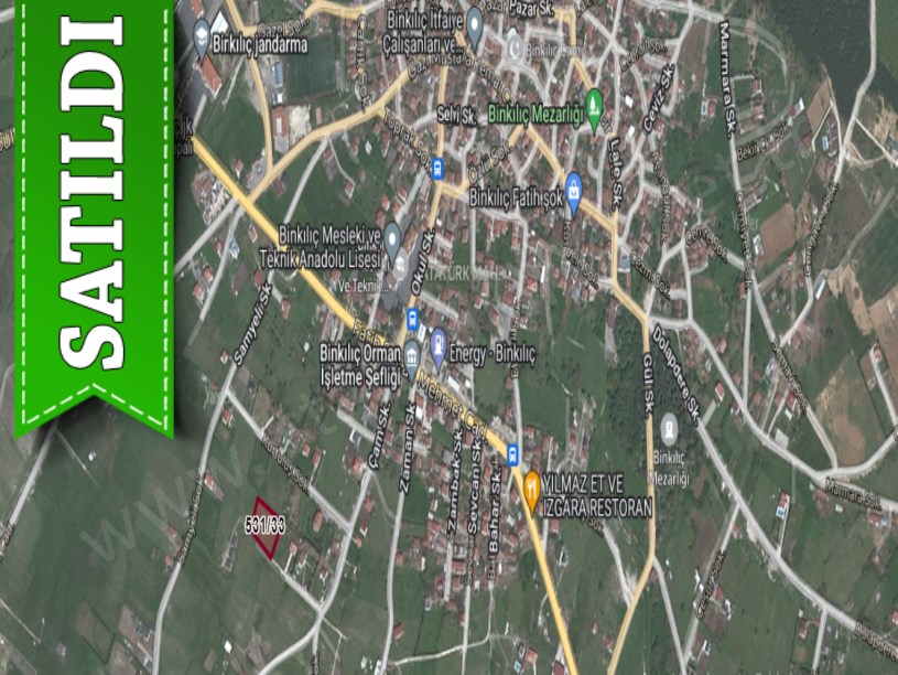 Çatalca Atatürk Mah. Satılık Arsa , 2,161 m2 Asfalt Caddeye Yakın Müstakil