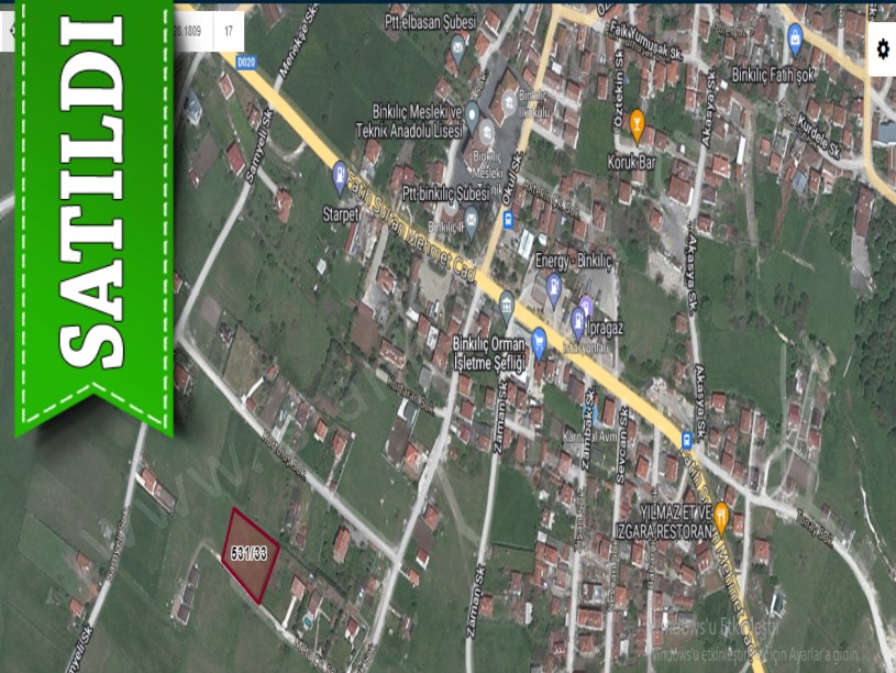 Çatalca Atatürk Mah. Satılık Arsa , 2,161 m2 Asfalt Caddeye Yakın Müstakil