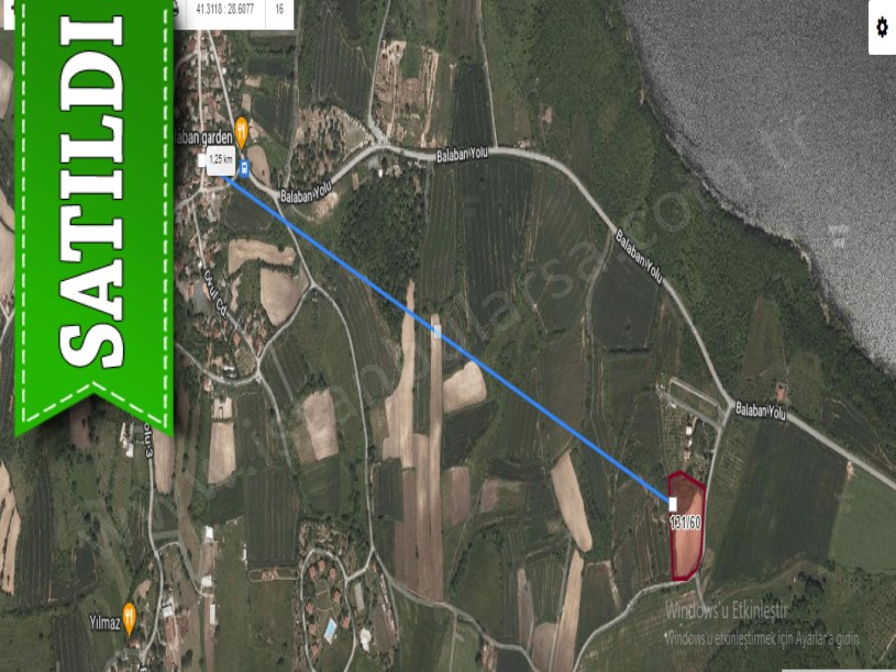 Arnavutköy Balabanda Satılık Arsa , 170 M2 Yola Cephe Hisseli