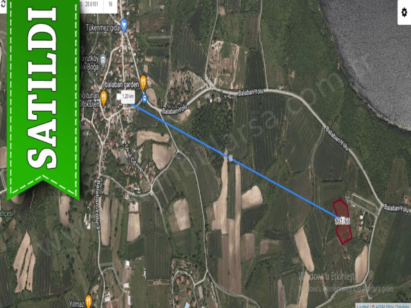 Arnavutköy Balabanda Satılık Arsa , 350 M2  Evlerin Yakını