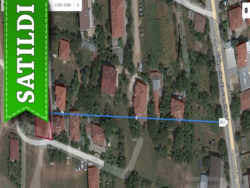 Çatalca Çanakçada Satılık Arsa , 489 m2 Müstakil Evlerin Yakını