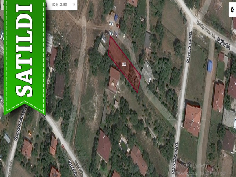 Çatalca Çanakçada Satılık Arsa , 418 M2 Evlerin Yakını Müstakil