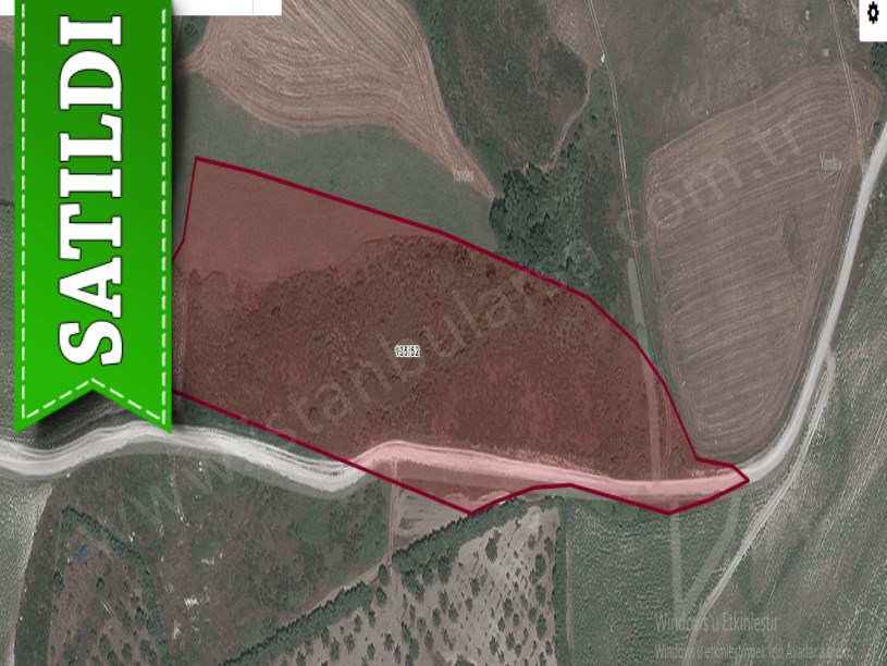 Arnavutköy Dursunköyde Satılık Arsa , 1,800 M2 Yola Cephe Hisseli