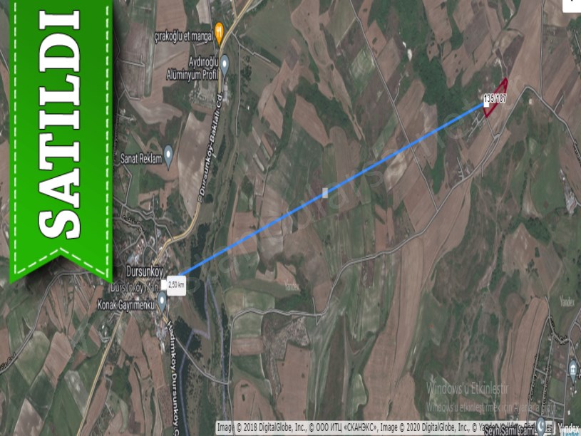 Arnavutköy Dursunköyde Satılık Arsa , 202 m2 Hisseli Yolu Var