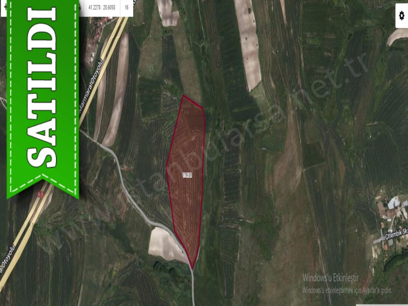 Arnavutköy Yassıörende Satılık  Arsa , 1,808 M2 Hisseli Yolu Var