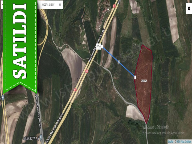 Arnavutköy Yassıörende Satılık  Arsa , 1,808 M2 Hisseli Yolu Var