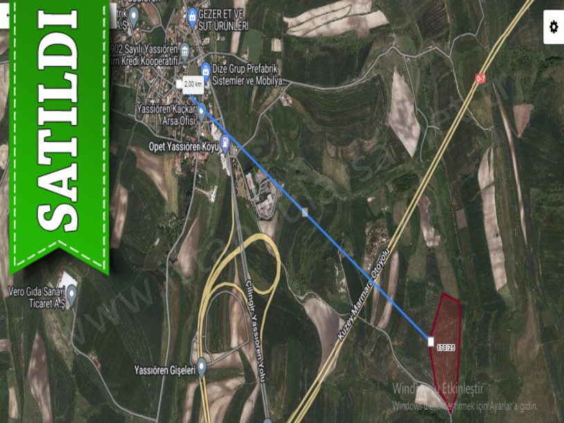 Arnavutköy Yassıörende Satılık  Arsa , 1,808 M2 Hisseli Yolu Var