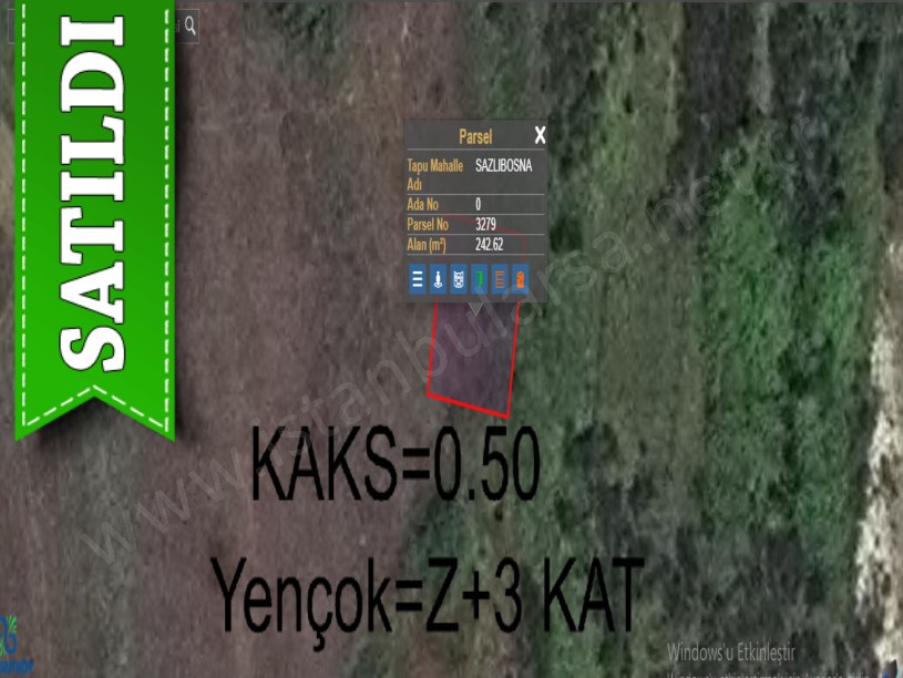 Arnavutköy Sazlıbosnada Satılık Arsa , 245 m2 Müstakil