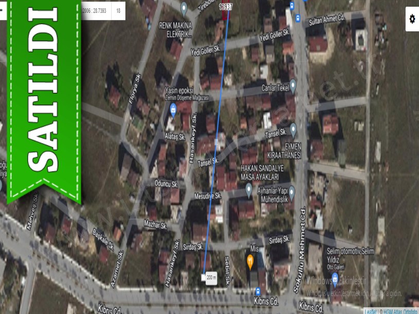 Arnavutköy Çardaktepede Satılık Arsa ,137 M2 Caddeye Yakın İmarlı