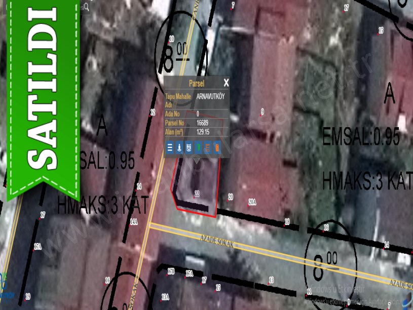 Arnavutköy NeneHatun Mah. Satılık Arsa , 130 M2 Köşe Başı Çevrili