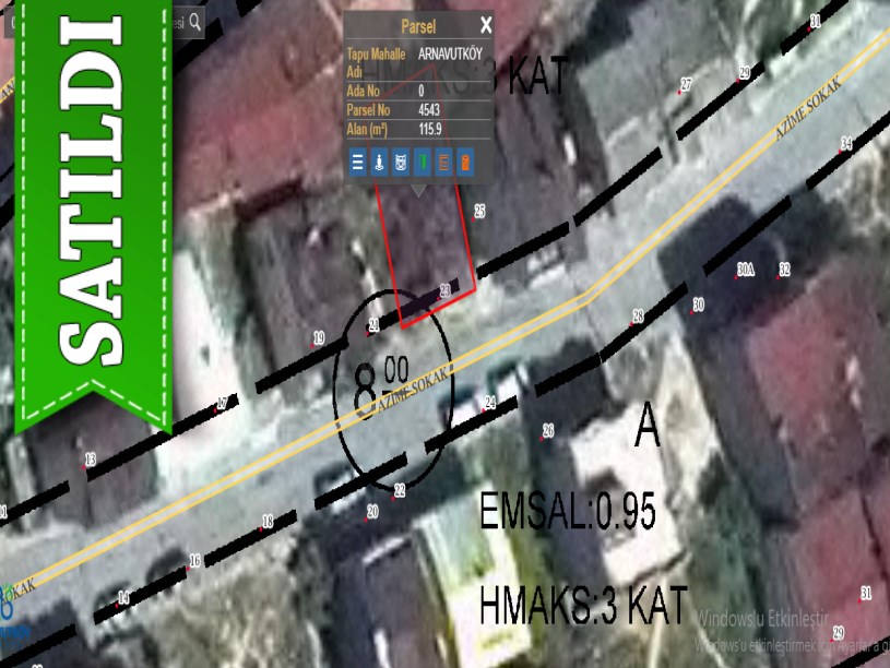 Arnavutköy NeneHatun Mah. Satılık Arsa ,117 M2 Müstakil imarlı