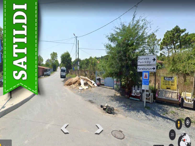 Arnavutköy Baklalı  Satılık Arsa , 850 M2 Caddeye Yakın Merkezde