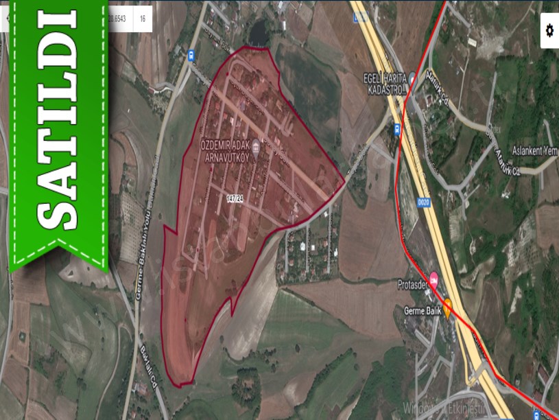 Arnavutköy Baklalı  Satılık Arsa , 850 M2 Caddeye Yakın Merkezde