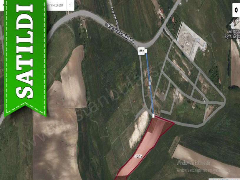 Arnavutköy Hacımaşlıda Satılık Arsa , 2,850 M2 imarlı Yolu Var