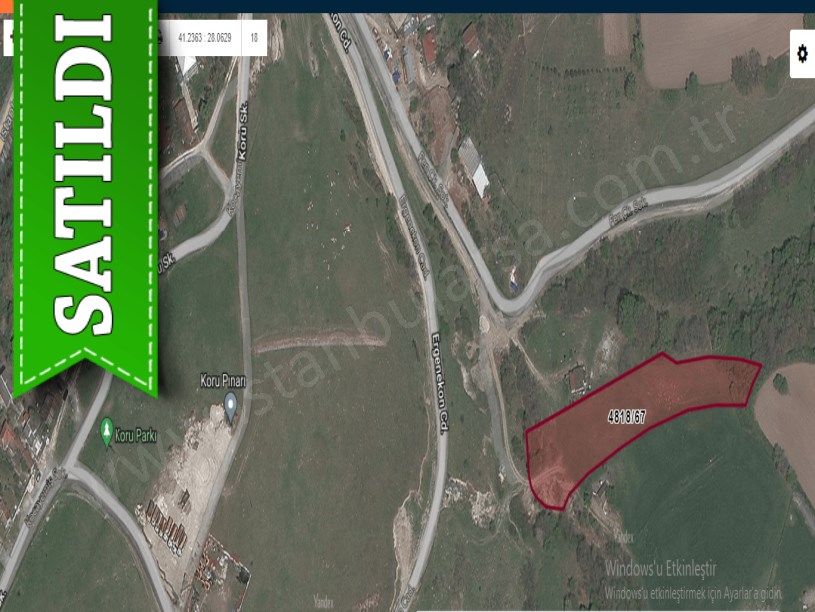 Silivri Büyükçavuşluda Satılık Arsa , 750 m2 Hisseli 