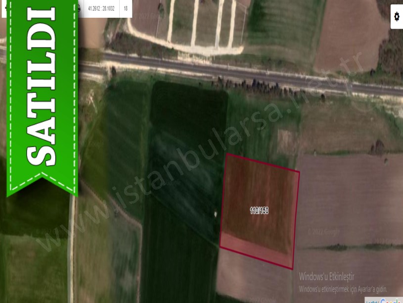 Silivri Çayırdere Mah Satılık Arsa , 2,220 m2 Çaplı Yolu Var