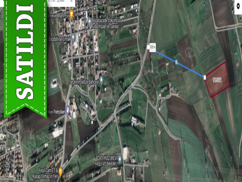 Çatalca İzzettinde Satılık Arsa , 2,250 M2 Çaplı Yolu var