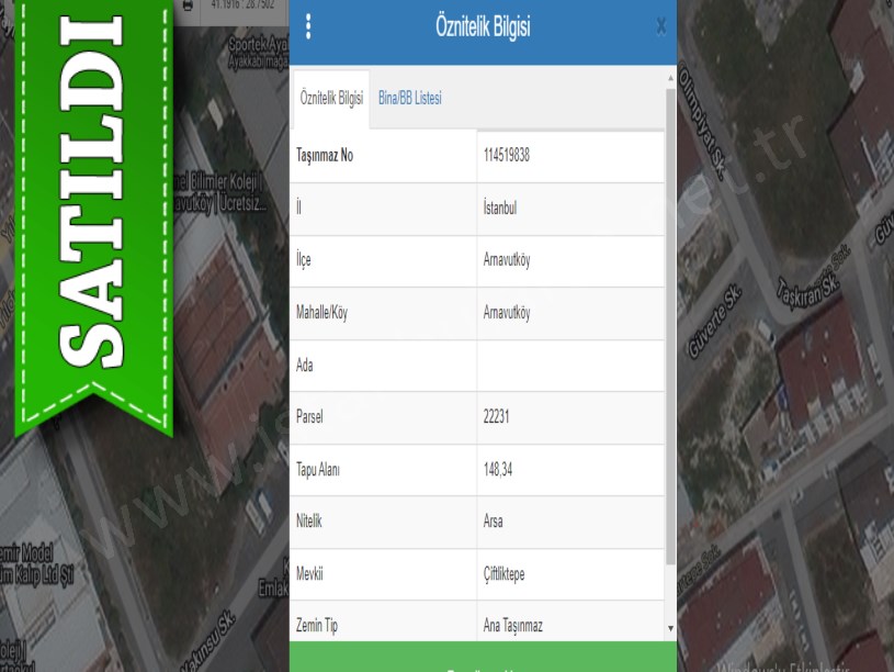 Arnavutköy Çiftliktepede Satılık Arsa , 148 M2 İmarlı Caddeye Yakın 