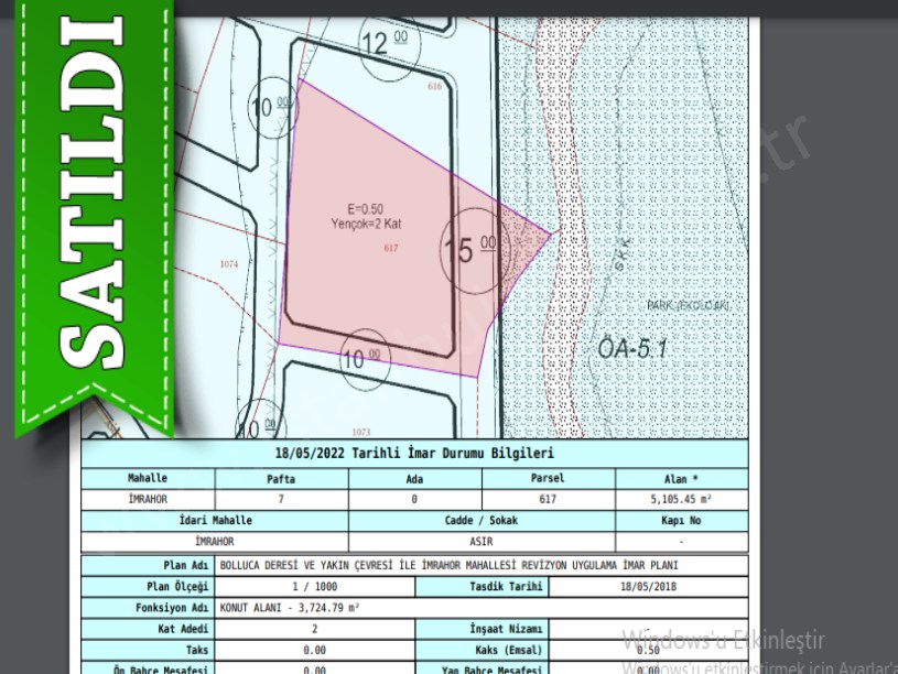 Arnavutköy İmrahorda Satılık Arsa , 217 m2 İmarlı Çevrili