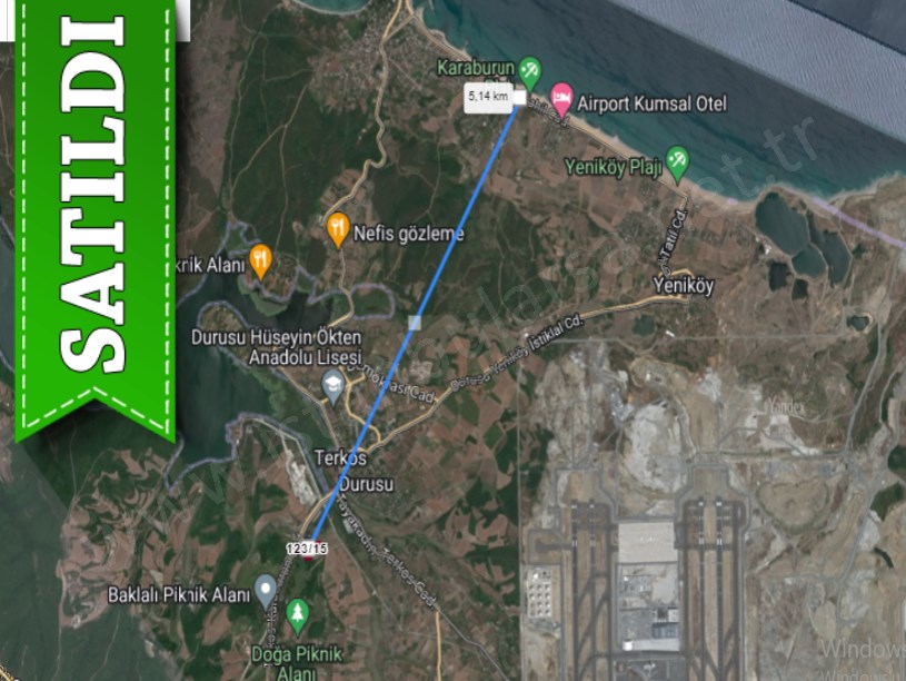 Arnavutköy Baklalıda  Satılık Arsa , 600 M2 Caddeye Yakın