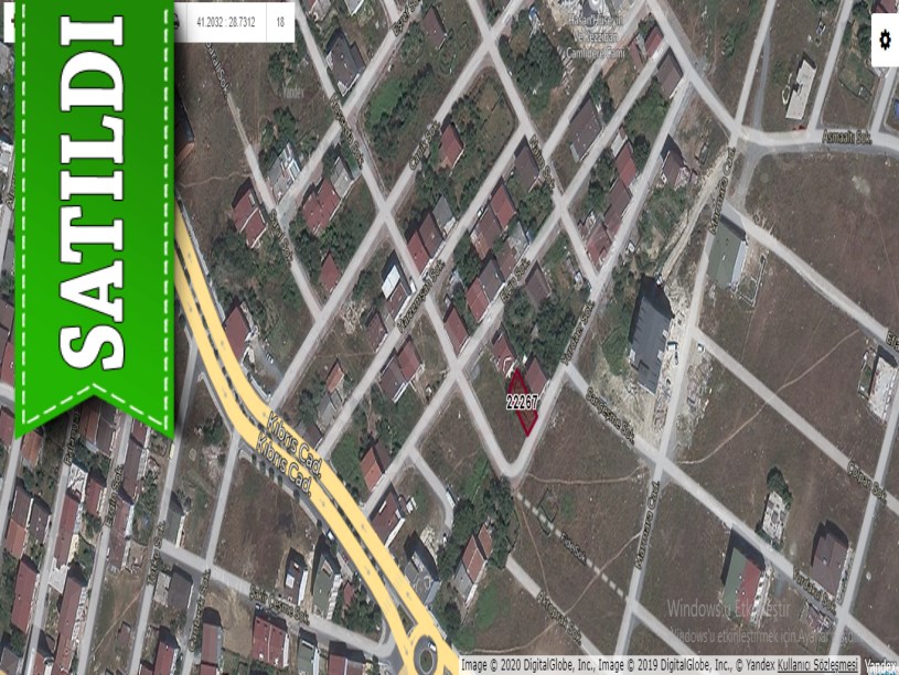 Arnavutköy Yavuz Selim Mah Satılık Arsa , 168 M2 Müstakil Caddeye Yakın