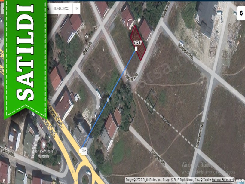 Arnavutköy Yavuz Selim Mah Satılık Arsa , 168 M2 Müstakil Caddeye Yakın