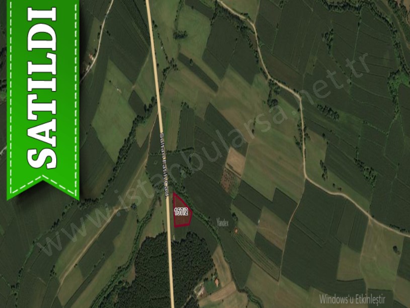 Çatalca Belgratta Satılık Arsa , 250 m2 Caddeye Yakın Hisseli