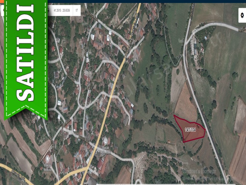 Arnavutköy Baklalıda Satılık Arsa , 285 m2 Caddeye Yakın Merkezde