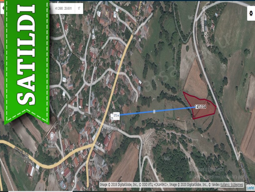 Arnavutköy Baklalıda Satılık Arsa , 285 m2 Caddeye Yakın Merkezde