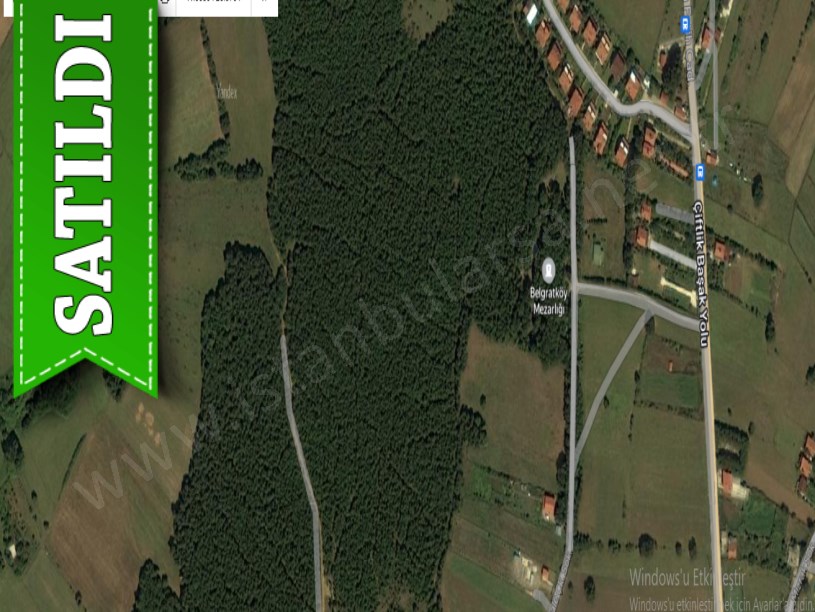 Çatalca Belgratta Satılık Arsa , 675 m2 Hisseli 