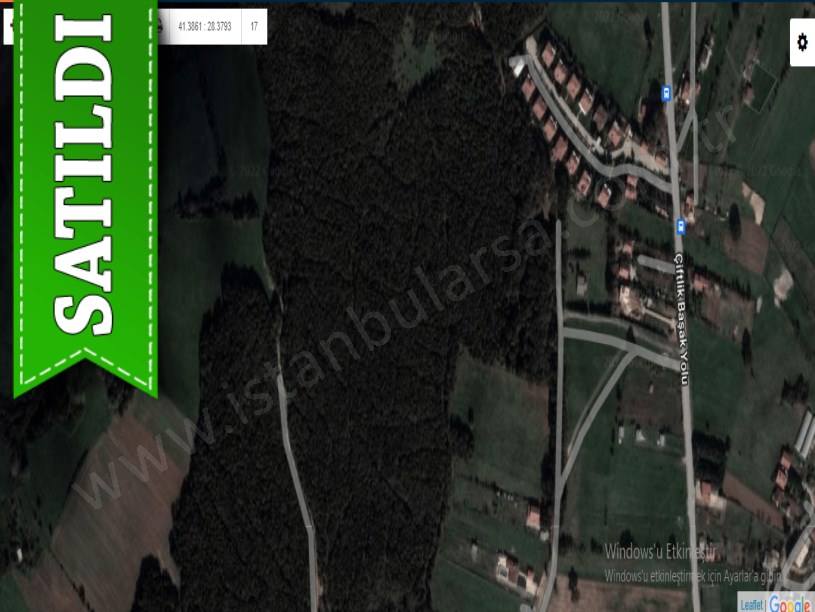 Çatalca Belgratta Satılık Arsa , 675 m2 Hisseli 