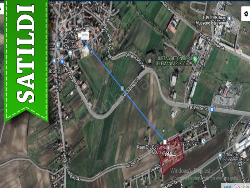 Arnavutköy Çilingirde Satılık Arsa , 217 m2 Hisseli İmarlı