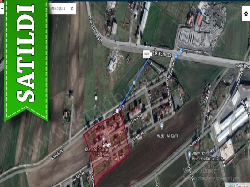 Arnavutköy Çilingirde Satılık Arsa , 217 m2 Hisseli İmarlı