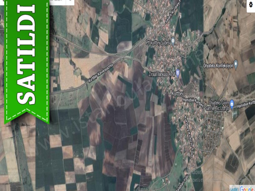Edirne Uzunköprü Kurtbeyde Satılık Tarla , 942 m2 Müstakil
