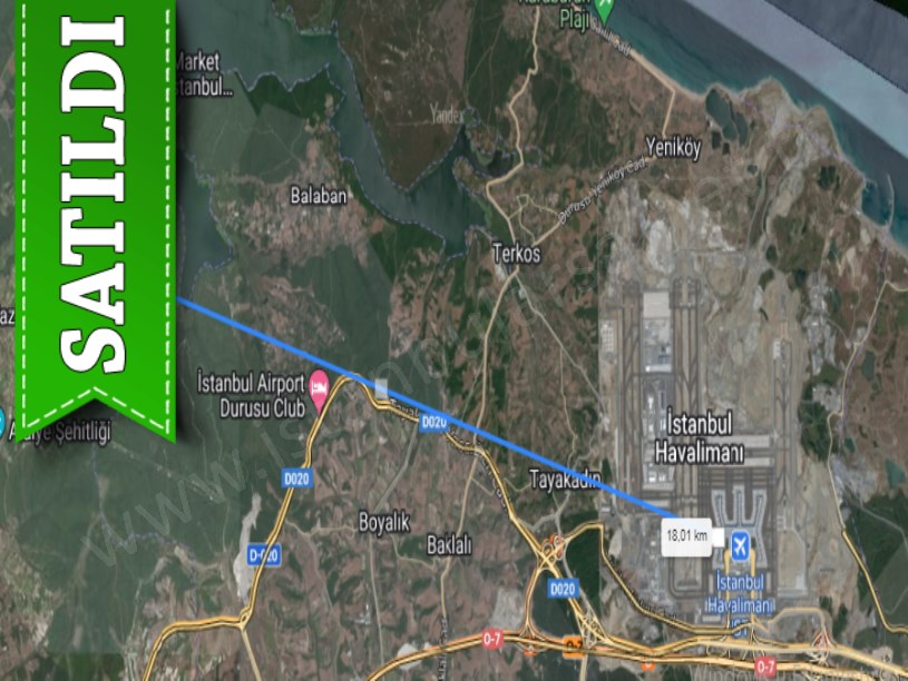 Çatalca Yazlıkköyde Satılık  Arsa , 400 M2 Yolu Var Hisseli