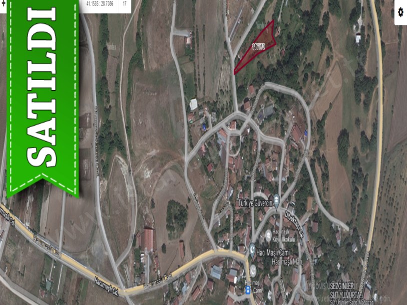 Arnavutköy Hacımaşlıda Satılık Tarla , 2,200 m2 Müstakil Merkezde İmarlı