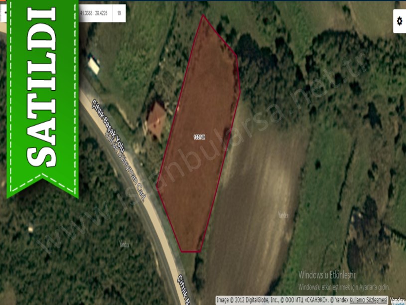 Çatalca Çiftlikköyde Satılık Arsa , 250 M2 Merkezde Cadde Cephe