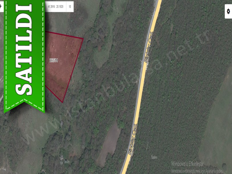 Çatalca Binkılıçta Satılık Arsa , 280 m2 Çaplı Hisseli