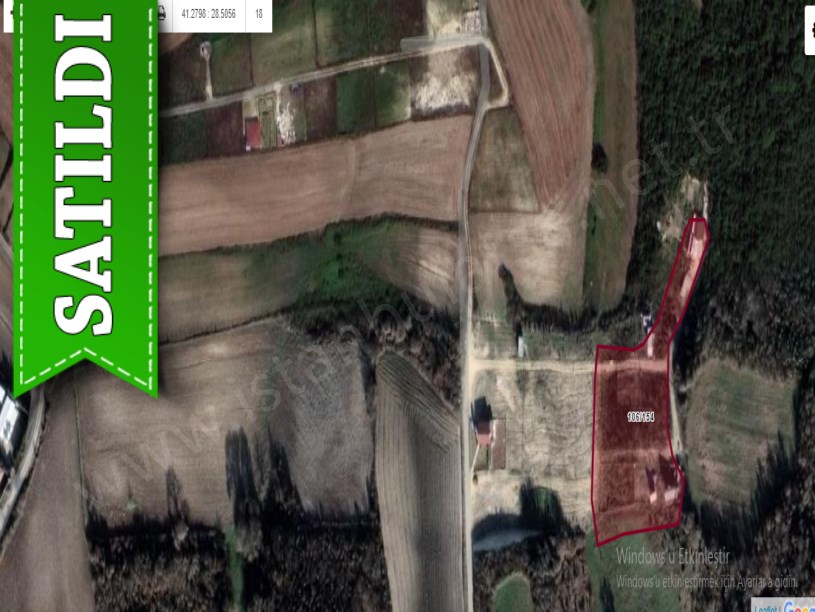Çatalca Dağyenicede Satılık  Arsa , 236 M2 Çaplı Çevrili 