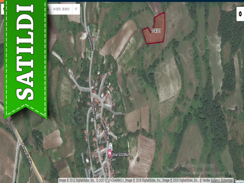 Çatalca Celepköyde Satılık Arsa , 546 M2 Evlerin Yakını Hisseli