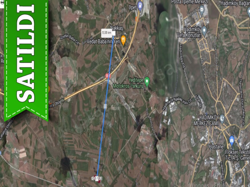 Çatalca Nakkaşta Satılık  Arsa , 992 M2 Hisseli Yolu Var