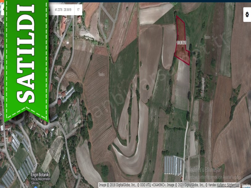 Çatalca Kızılcaalide Satılık Tarla , 4,200 m2 Tek Tapu Yerleşime Yakın