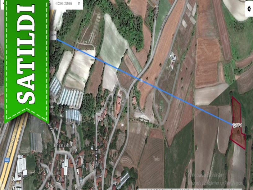 Çatalca Kızılcaalide Satılık Tarla , 4,200 m2 Tek Tapu Yerleşime Yakın