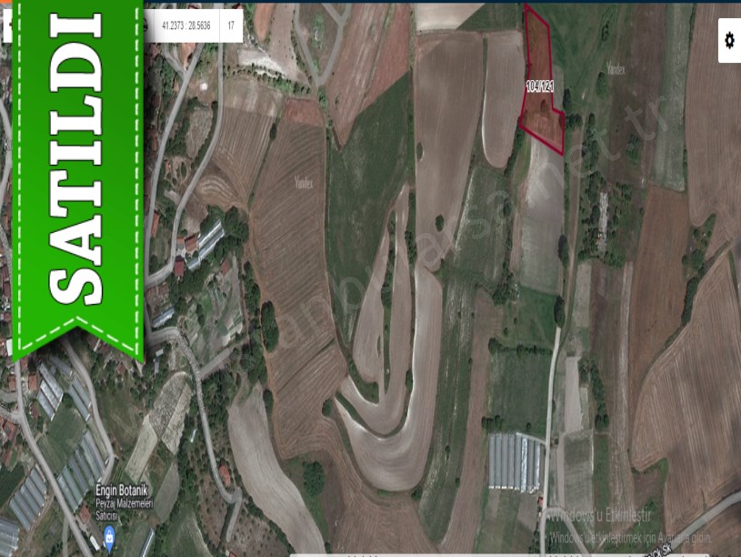 Çatalca Kızılcaalide Satılık Tarla , 4,200 m2 Tek Tapu Yerleşime Yakın