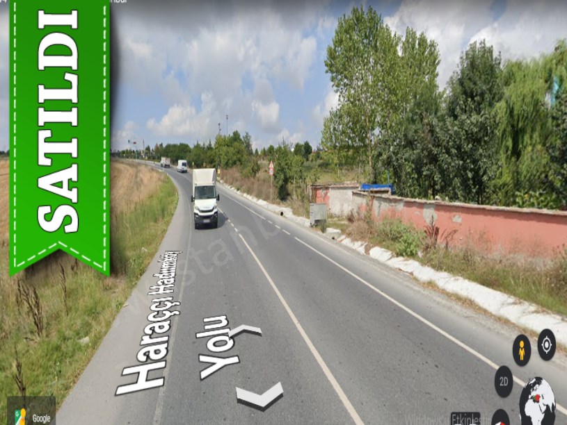 Arnavutköy Haraççıda Satılık Arsa , 805 M2 Yola Cephe Hisseli