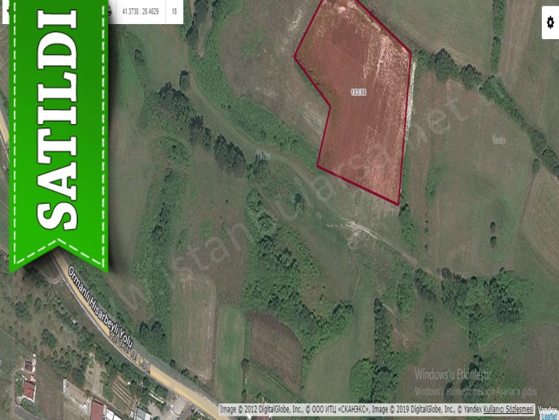 Çatalca Hisarbeylide Satılık Arsa , 500 m2 Çevrili Çaplı 