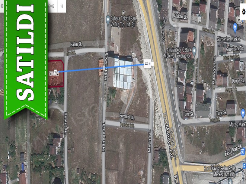Arnavutköy Haraççıda Satılık Arsa , 98  m2 Hisseli İmarlı